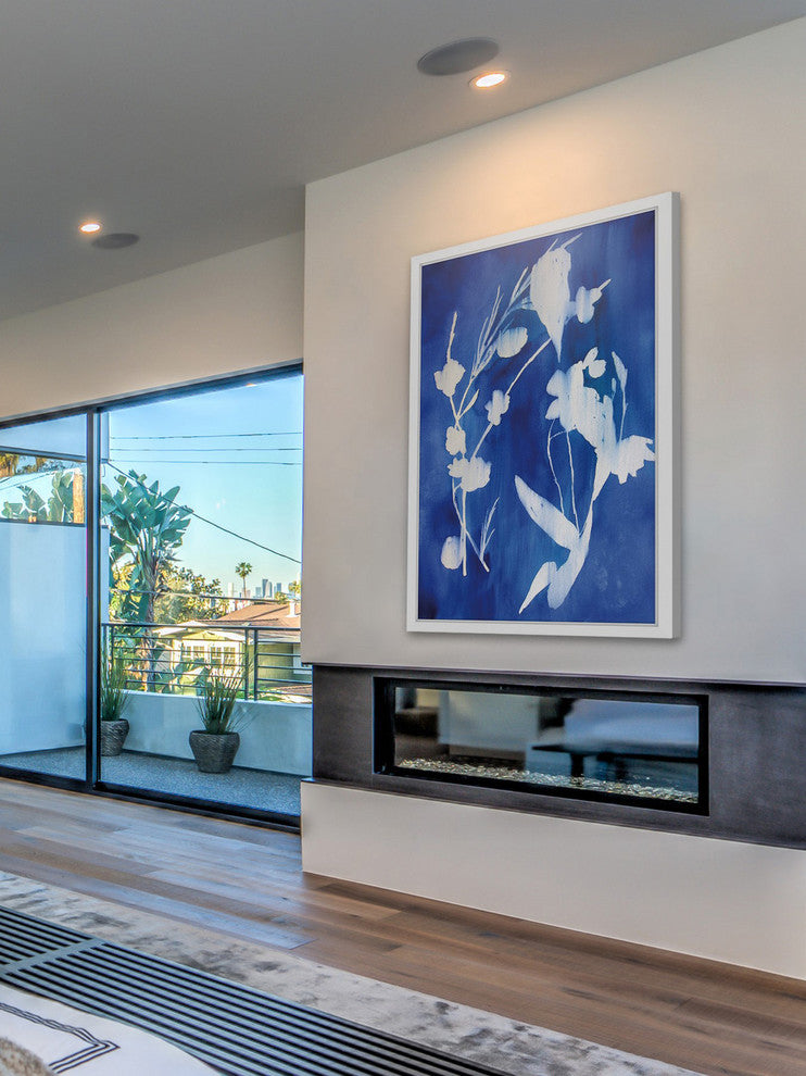 Marmont Hill, "Cyanotype" by Christine Lindstrom Framed Painting Print, 20x30