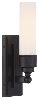 Crystorama Lighting Group WLX-301 Wilcox 15" Tall LED Bathroom - Matte Black