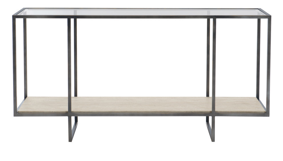 Bernhardt Harlow Metal Console Table