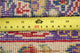 Pakistani Oriental Kazak Wool Hand-Knotted Area Rug, Purple, 3'11"X2'9"
