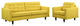 Modern Sunny Empress Armchair and Sofa, 2-Piece Set