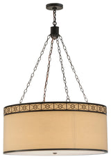 36W Cilindro Circle X Textrene Pendant
