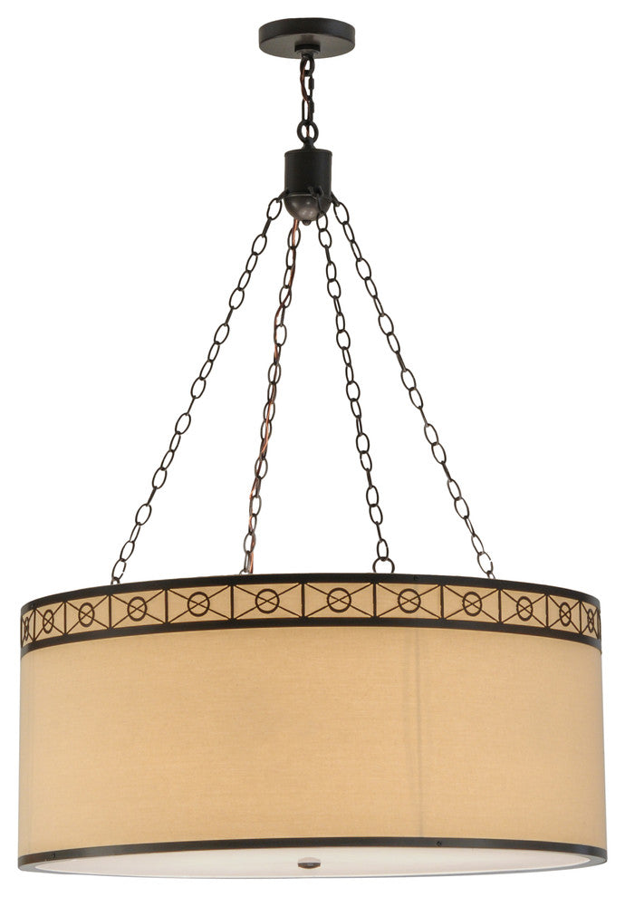 36W Cilindro Circle X Textrene Pendant