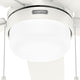 Hunter 44" Anisten Fresh White Ceiling Fan, LED Kit, Pull Chain