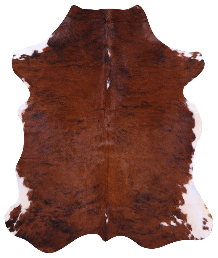 6' 2" X 5' 2" Natural Cowhide Rug C1961