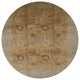 Ahgly Company Indoor Round Mid-Century Modern Area Rugs, 7' Round