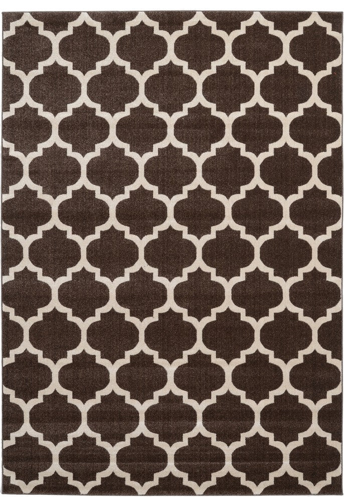 Unique Loom Brown Philadelphia Trellis 7'x10' Area Rug