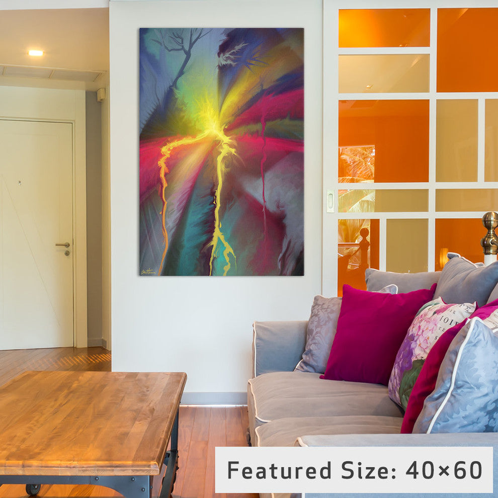 "Pure Abstract I" by Ben Heine, 26x18x1.5"