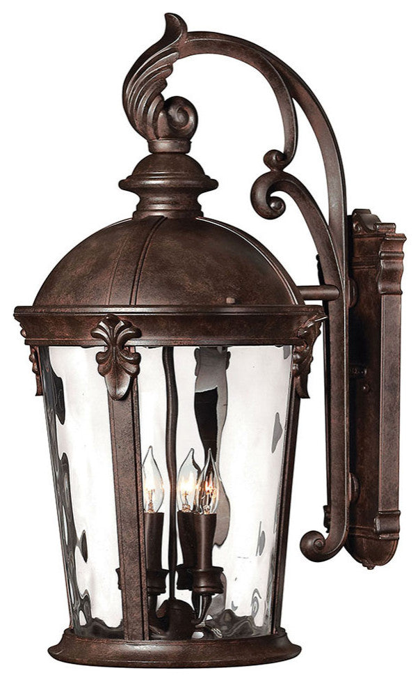 Hinkley Windsor Large Wall Mount Lantern, River Rock