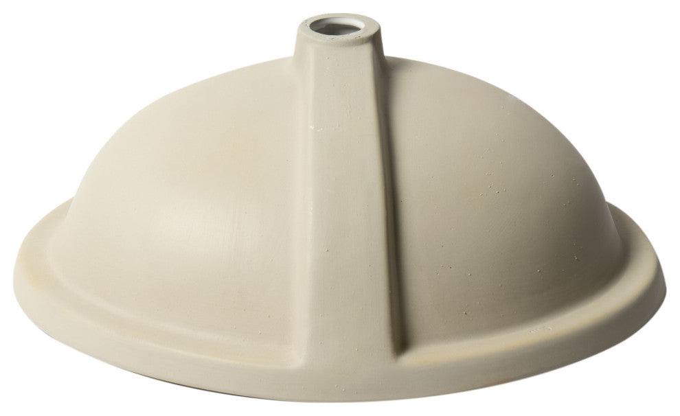 ALFI brand ABC602 White 23" Oval Undermount Ceramic Sink