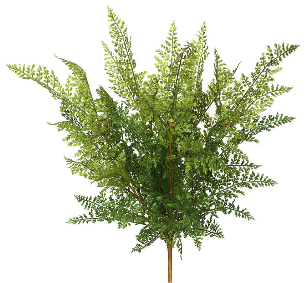26" Green Fern Bush 2/Pk
