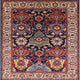 Ahgly Company Indoor Square Mid-Century Modern Area Rugs, 5' Square