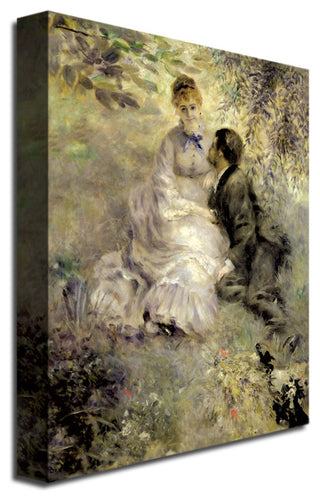 'The Lovers, c.1875' Canvas Art by Pierre Auguste
