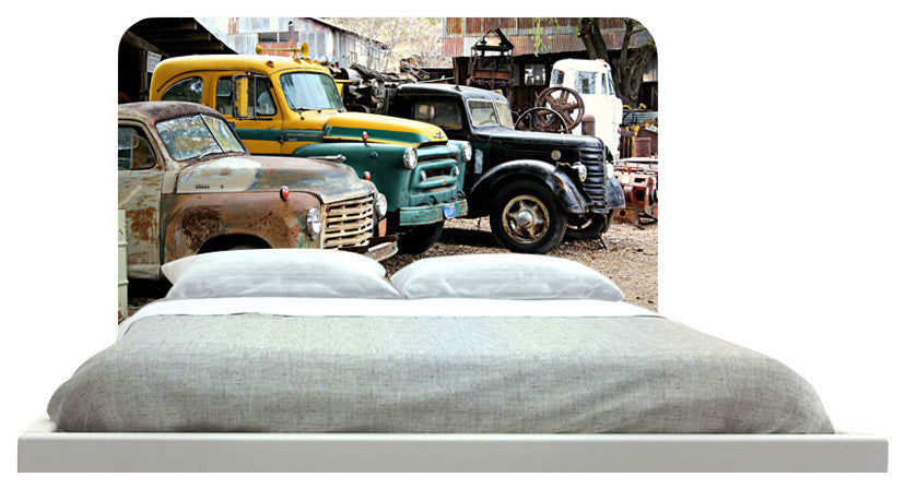 "Old Trucks" Headboard