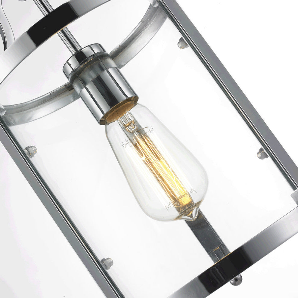 Golden Lighting 1157-M1L Payton 7"W Mini Pendant - Black