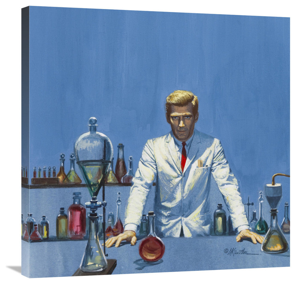 "To Wed a Doctor" Stretched Canvas Giclee by Mort Kunstler, 30x30"
