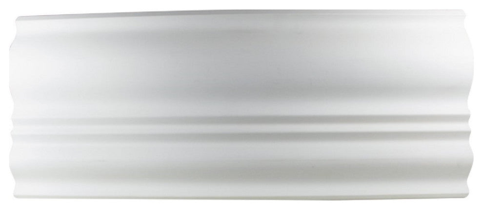 Cornice White Urethane  94" L  Bennington Simple |