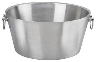 Kraftware Brushed Stainless Steel Party Tub, 19"