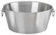 Kraftware Brushed Stainless Steel Party Tub, 19"