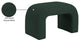 Niagara Boucle Fabric Upholstered Bench, Green, 28" Wide