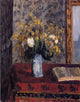 Camille Pissarro Vase of Flowers, Tulips and GarnetsPremium Canvas Print