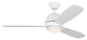 Generation Lighting. Orbis 52 LED 52``Ceiling Fan 3OBSR52RZWD