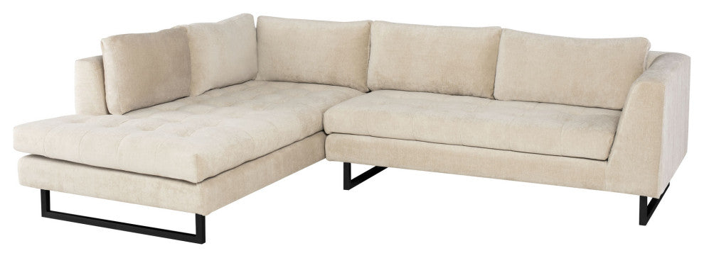 Janis Almond Fabric Sectional Sofa, HGSC858