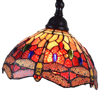 Tiffany Style Dragonfly Reading Floor Lamp 62" Tall