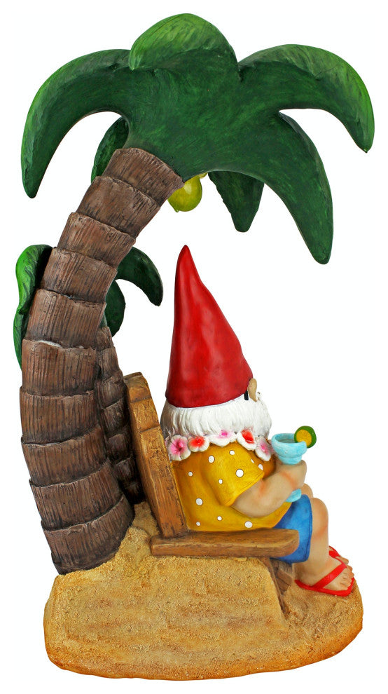 Beach Comber Gnome Dude Garden Statue
