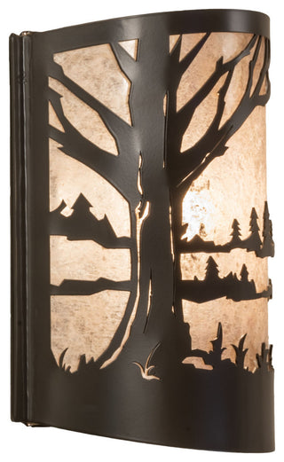 12 Wide Quiet Pond Wall Sconce