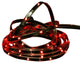 18' LED Indoor/Outdoor Christmas Linear Tape Lighting, Red / Black