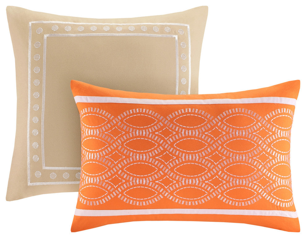 Intelligent Design Peach Skin Printed Comforter Set, Twin/Twin Xl