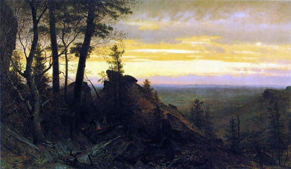 Thomas Worthington Whittredge Twilight in the Shawangunk Mountains