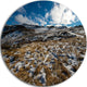 Top Of Kosciuszko National Park, Seashore Disc Metal Wall Art, 23"