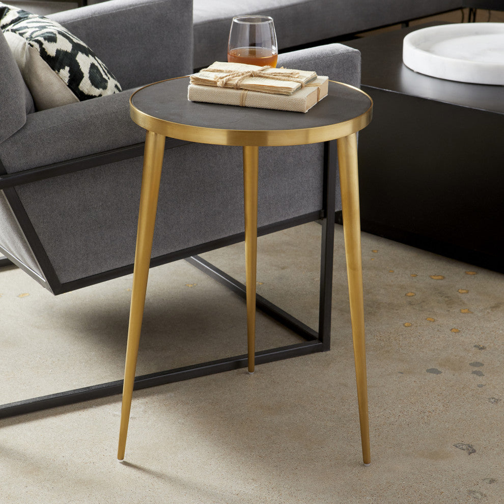 Bremen Side Table - Gold