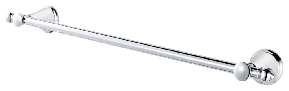 Saxton 18" Towel Bar, Polished Chrome