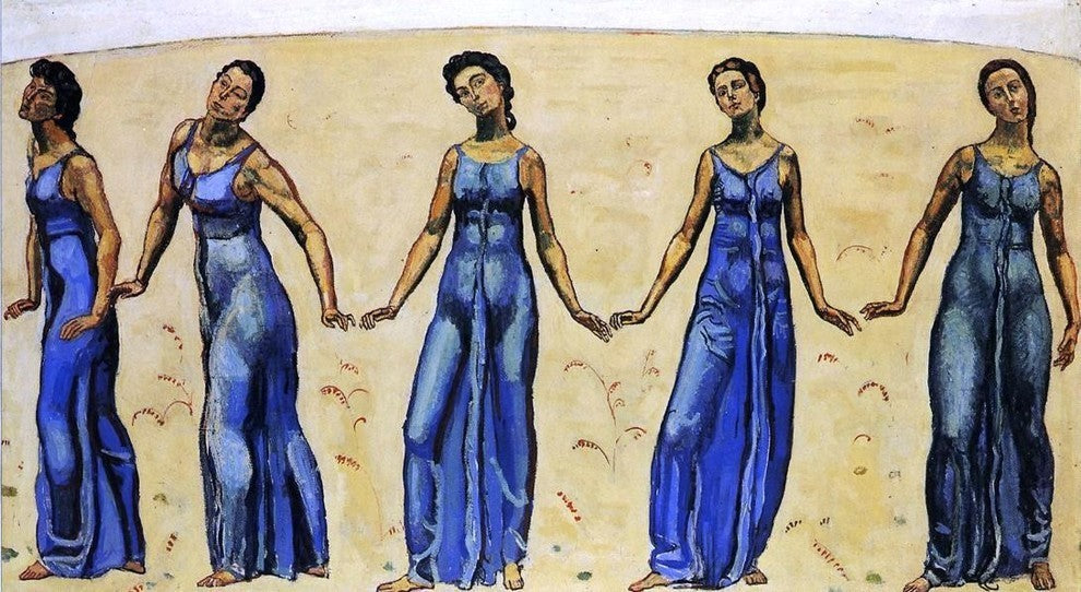 Ferdinand Hodler View into Infinity 15"x30" Premium Canvas Print