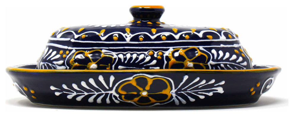 Encantada Handmade Butter Dish, Blue