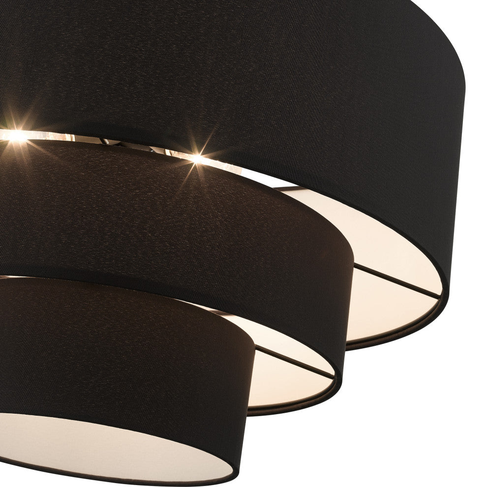 Bainbridge 4-Light Black Pendant Chandelier