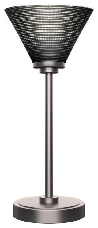 Luna 1-Light Table Lamp, Graphite/Black Matrix