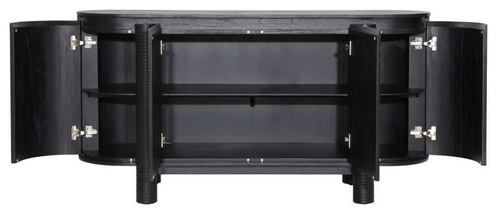 Starlight 63" Wide Sideboard, Black