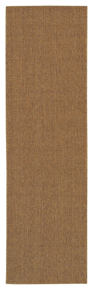 Oriental Weavers Karavia Collection Tan Solid Indoor/Outdoor Rug 8'6"X13'
