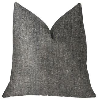 Cambridge Gray and Silver Luxury Throw Pillow, 20"x36" King