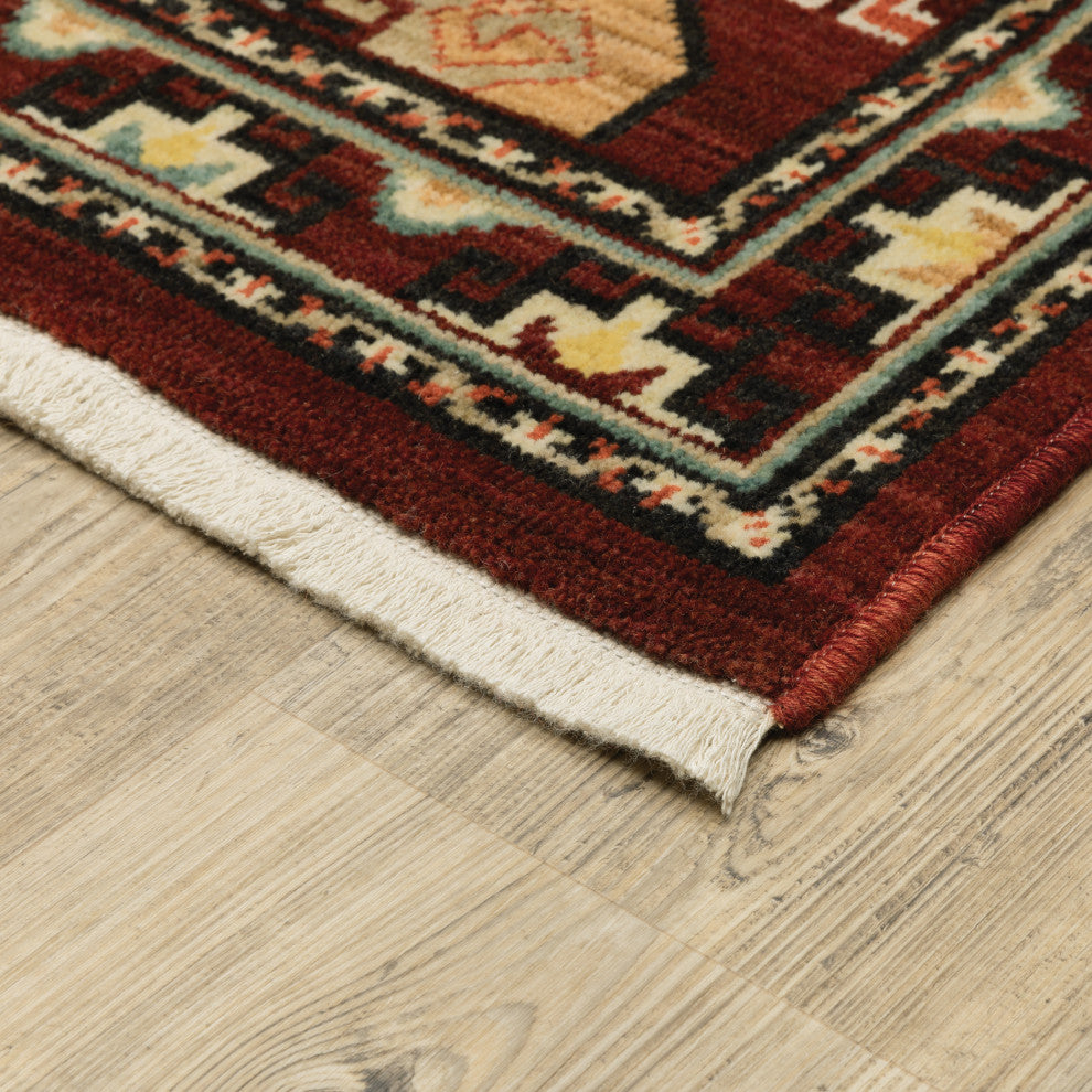Oriental Weavers Lilihan Indoor Rug Red/ Multi 6'7" X 9'6"