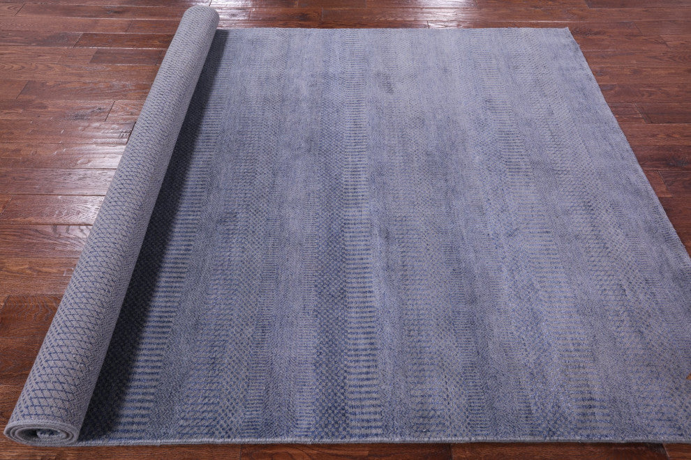 Savannah Grass Wool and Silk Handmade Rug 6' 0" X 8' 11" Q11976