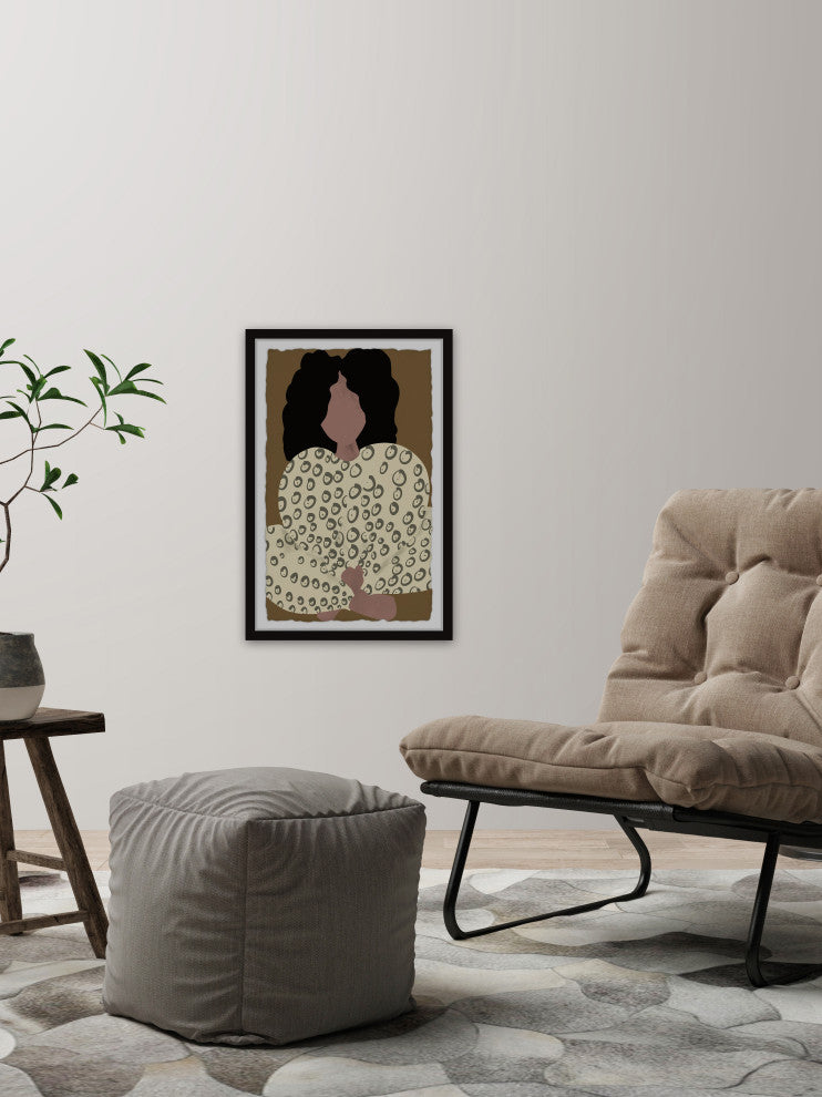 "Attitude Is Everything" Framed Painting Print, 16x24