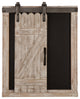 Wooden Farmhouse Chalkboard Barn Door Decor