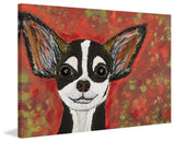 "Lou" Painting Print on Wrapped Canvas, 18"x12"