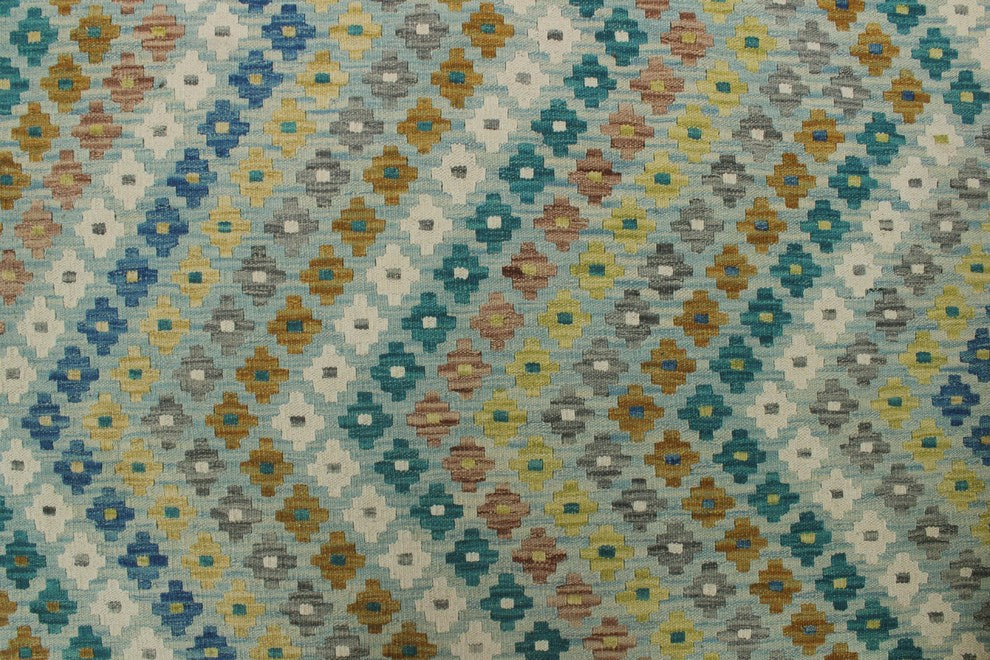 Sangat Kilim Felipe Light Blue Rug