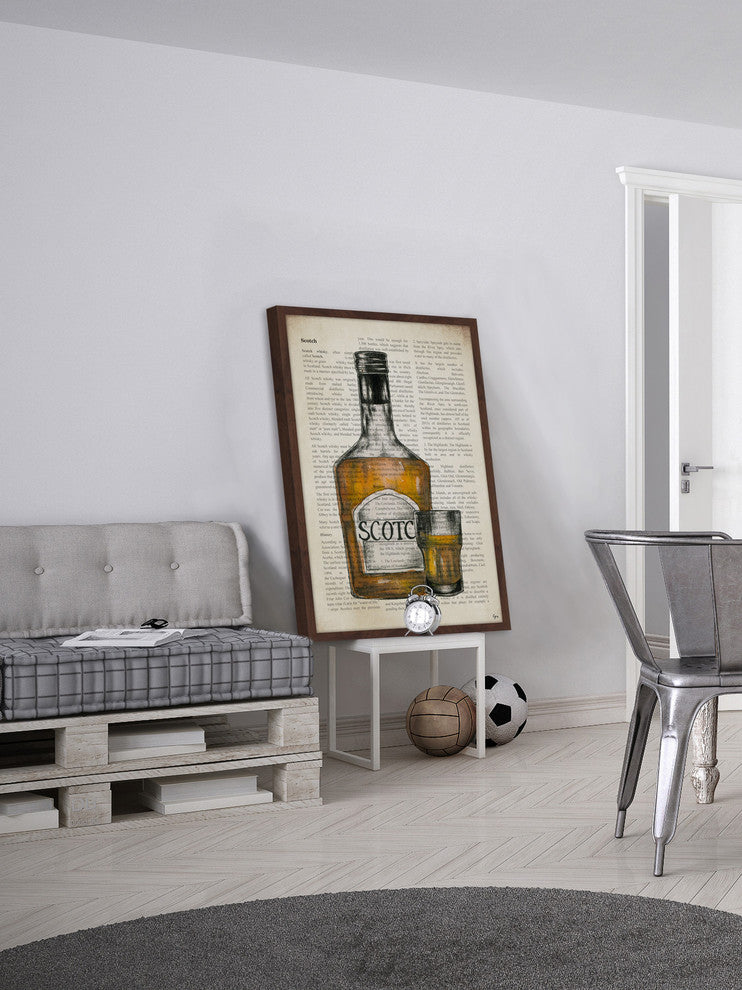 "Scotch History" Framed Painting Print, 20"x30"